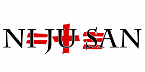Ni Ju San - Bandlogo "Ni Ju San vor Strichmuster"